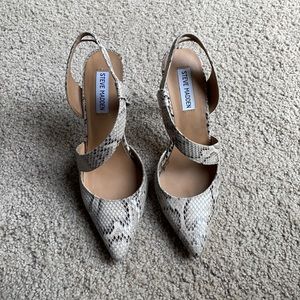Steve Madden Snakeskin Heels